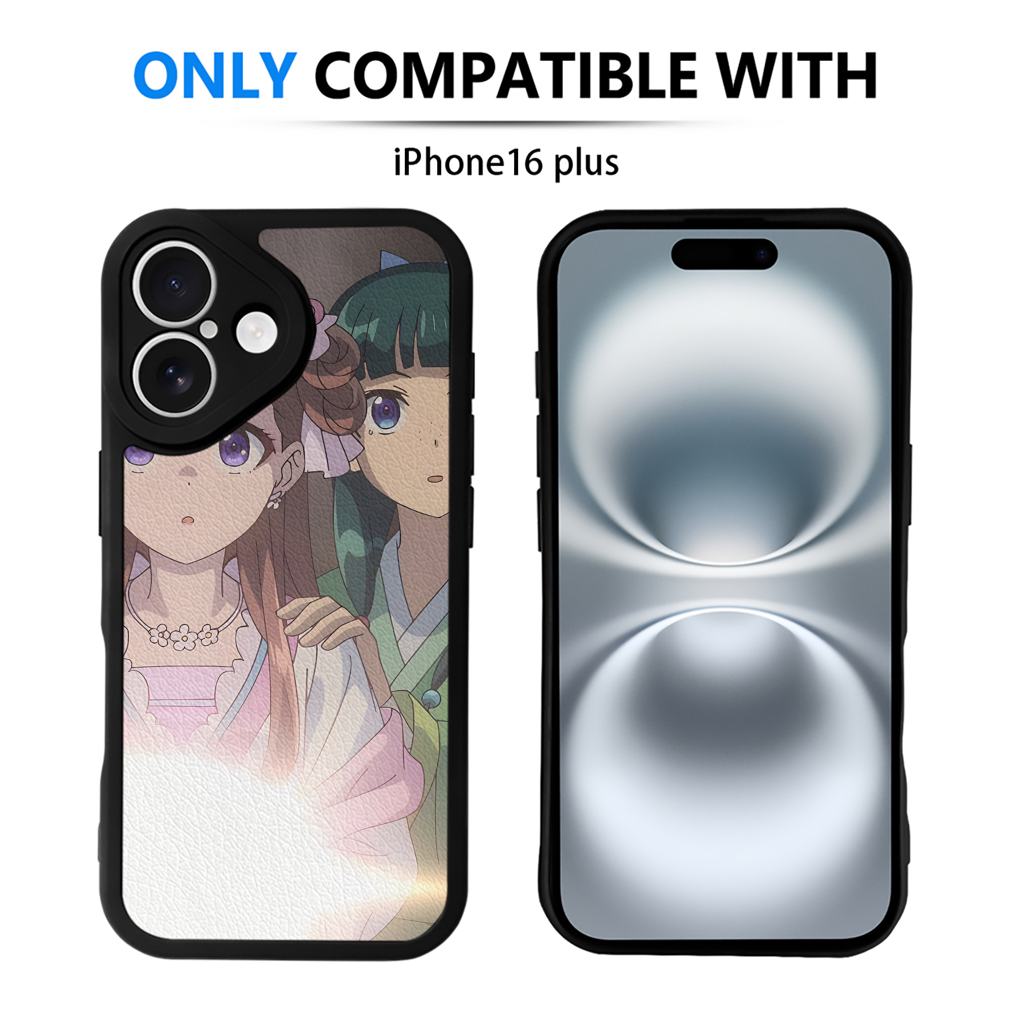 （画像用） 薬屋のひとりごと The Apothecary Diaries 【iPhone 16シリーズ対応】シリコンスマホケース（レザー調） 材質：シリコン